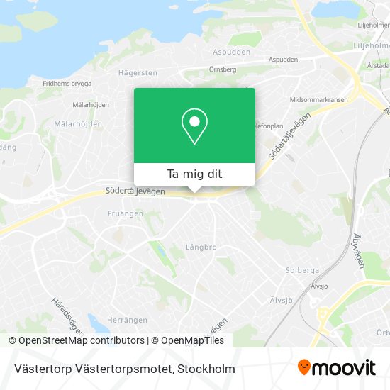 Västertorp Västertorpsmotet karta