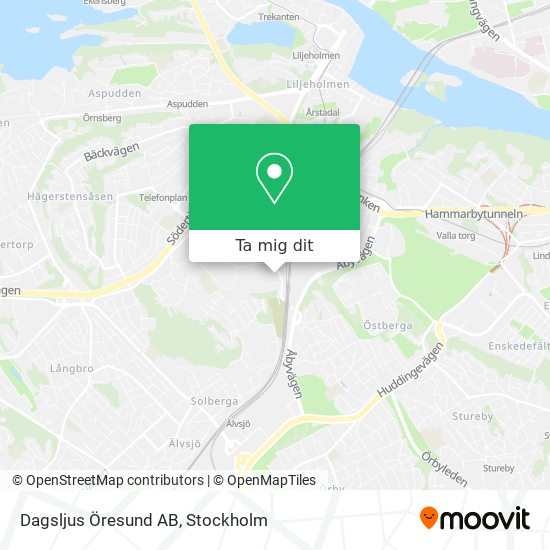 Dagsljus Öresund AB karta