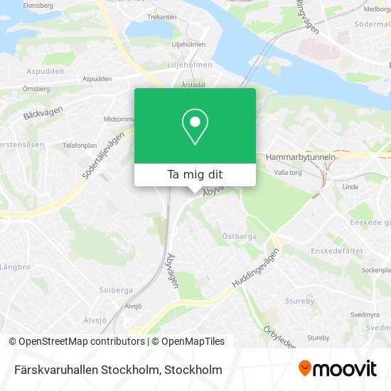 Färskvaruhallen Stockholm karta