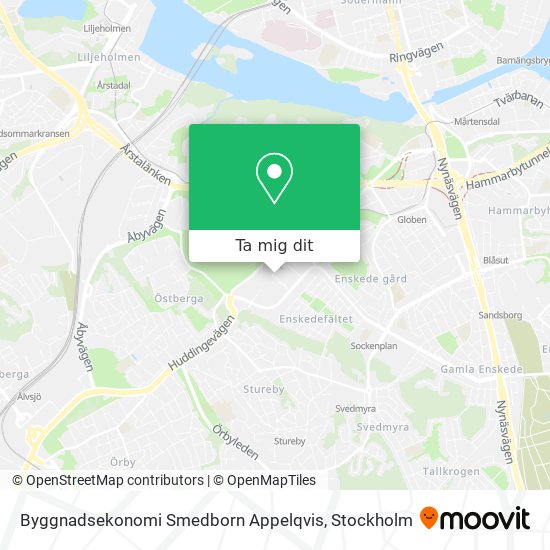 Byggnadsekonomi Smedborn Appelqvis karta