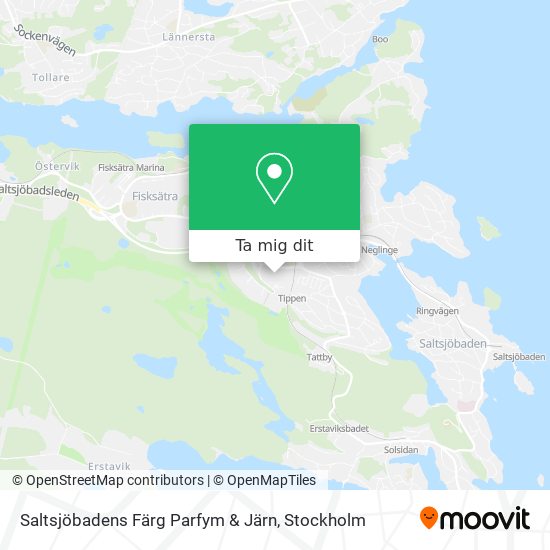 Saltsjöbadens Färg Parfym & Järn karta