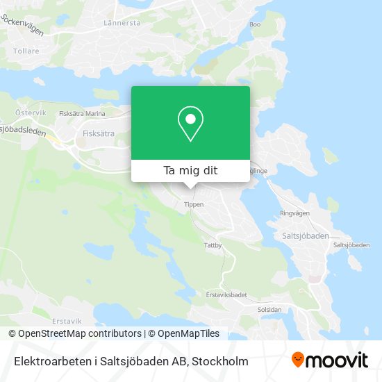 Elektroarbeten i Saltsjöbaden AB karta