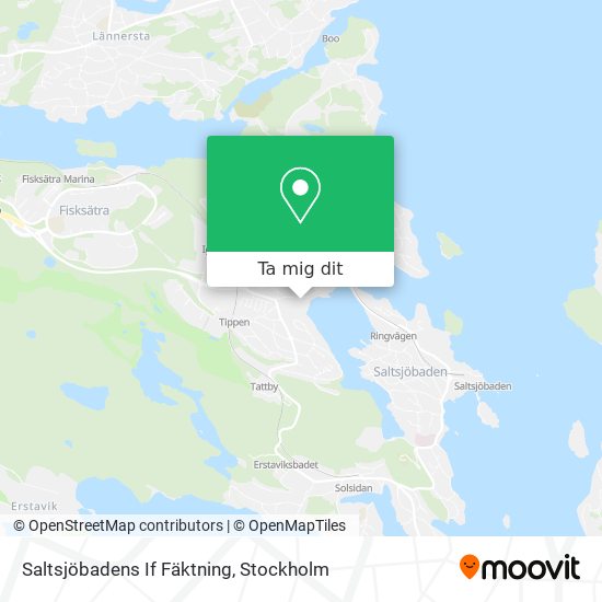 Saltsjöbadens If Fäktning karta