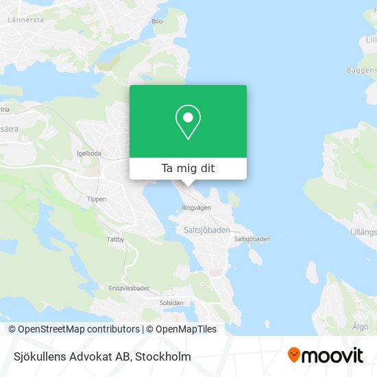 Sjökullens Advokat AB karta