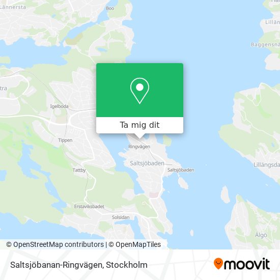 Saltsjöbanan-Ringvägen karta