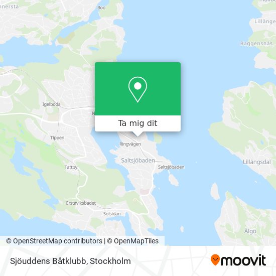 Sjöuddens Båtklubb karta