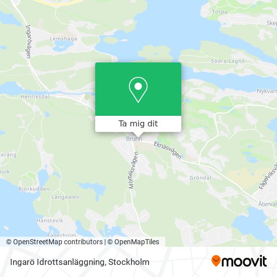 Ingarö Idrottsanläggning karta