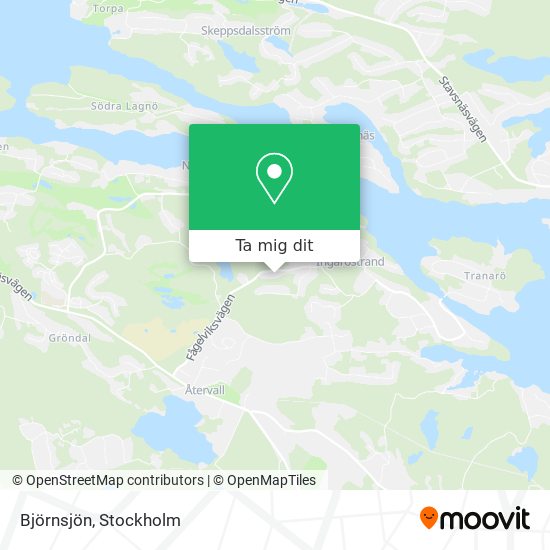 Björnsjön karta