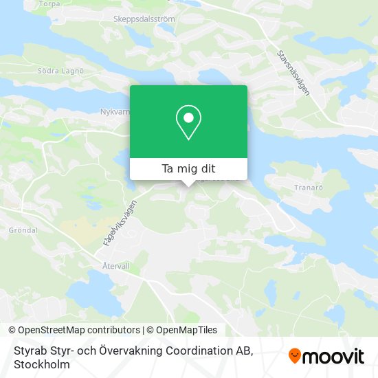 Styrab Styr- och Övervakning Coordination AB karta