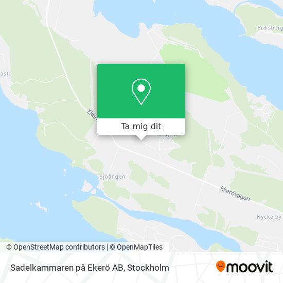 Sadelkammaren på Ekerö AB karta