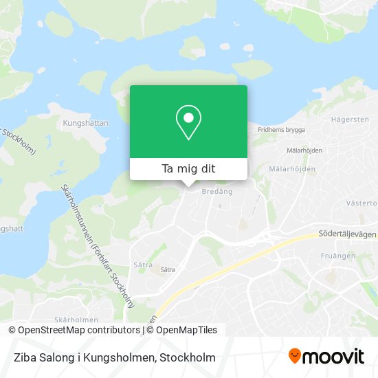 Ziba Salong i Kungsholmen karta