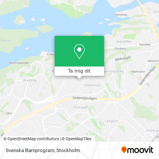 Svenska Barnprogram karta