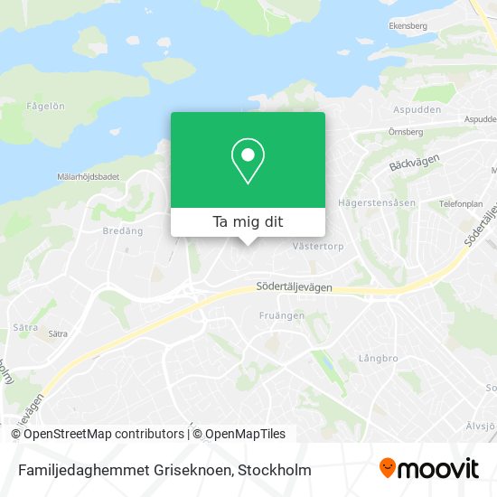 Familjedaghemmet Griseknoen karta