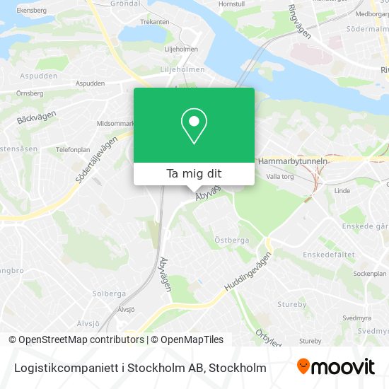 Logistikcompaniett i Stockholm AB karta