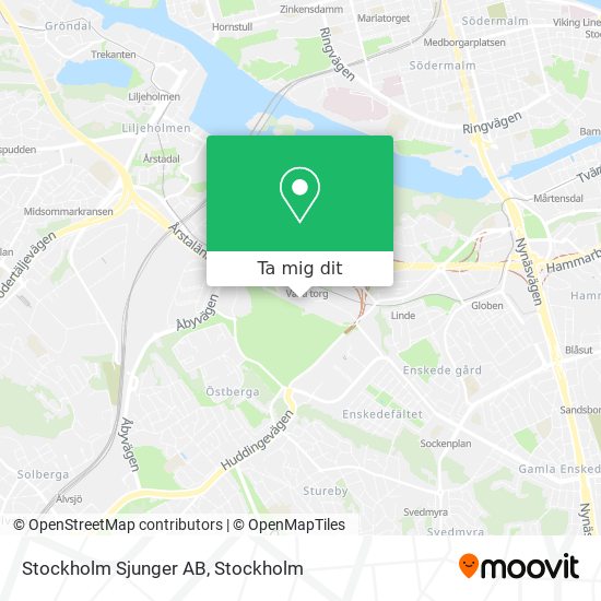 Stockholm Sjunger AB karta