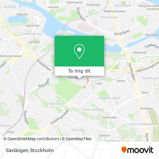 Sävlången karta