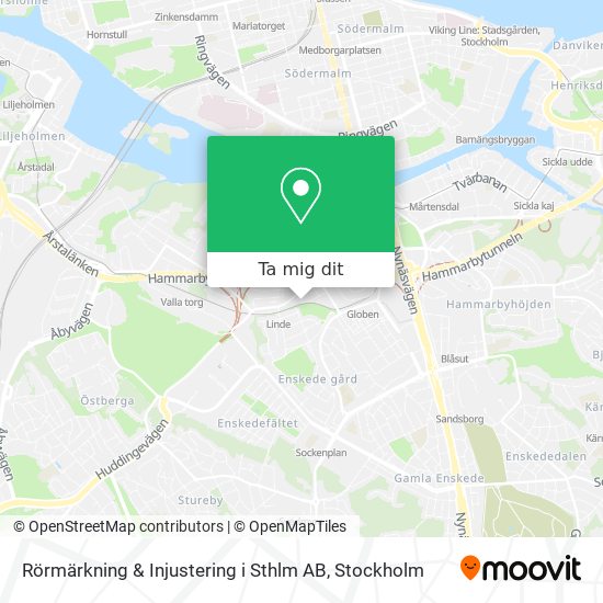 Rörmärkning & Injustering i Sthlm AB karta