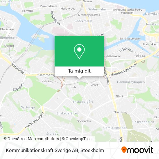 Kommunikationskraft Sverige AB karta