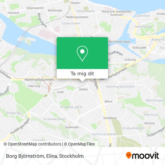 Borg Björnström, Elina karta