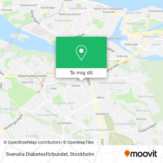 Svenska Diabetesförbundet karta
