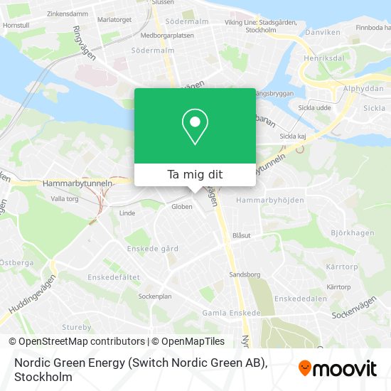 Nordic Green Energy (Switch Nordic Green AB) karta