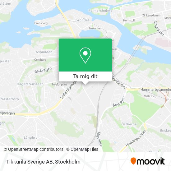 Tikkurila Sverige AB karta