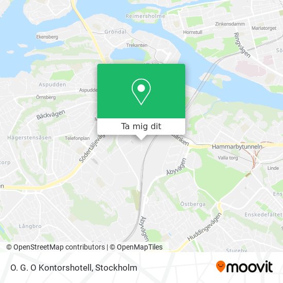 O. G. O Kontorshotell karta