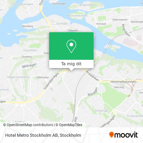 Hotel Metro Stockholm AB karta