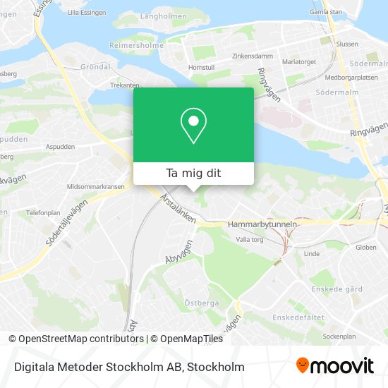 Digitala Metoder Stockholm AB karta