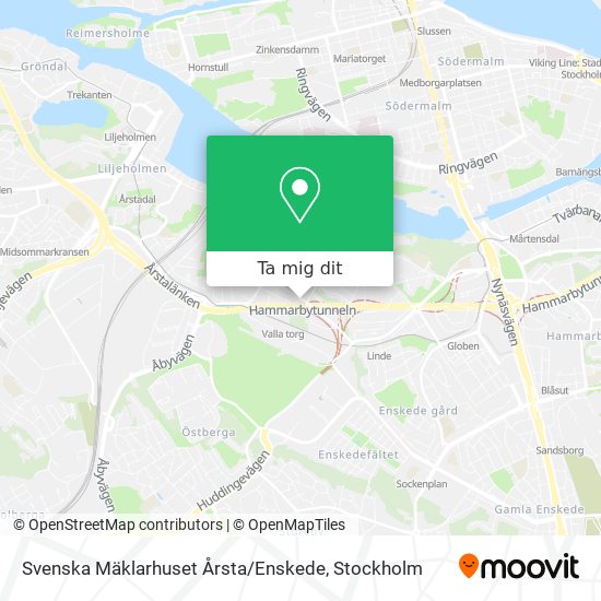 Svenska Mäklarhuset Årsta / Enskede karta