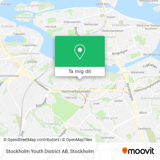 Stockholm Youth District AB karta