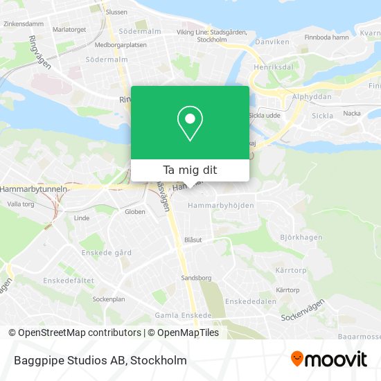 Baggpipe Studios AB karta