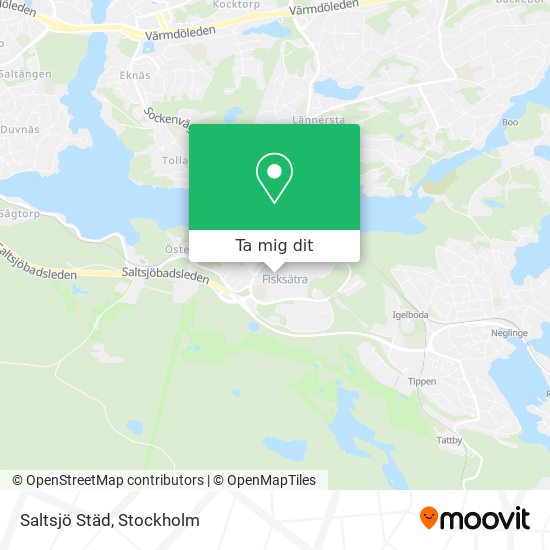 Saltsjö Städ karta