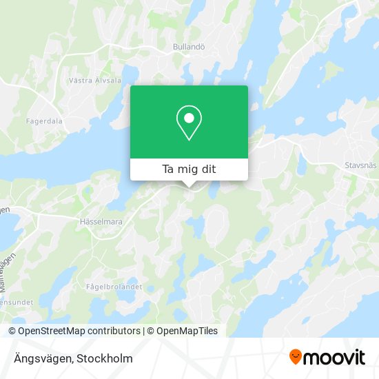 Ängsvägen karta