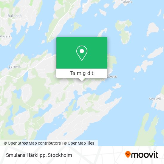 Smulans Hårklipp karta