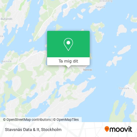 Stavsnäs Data & It karta