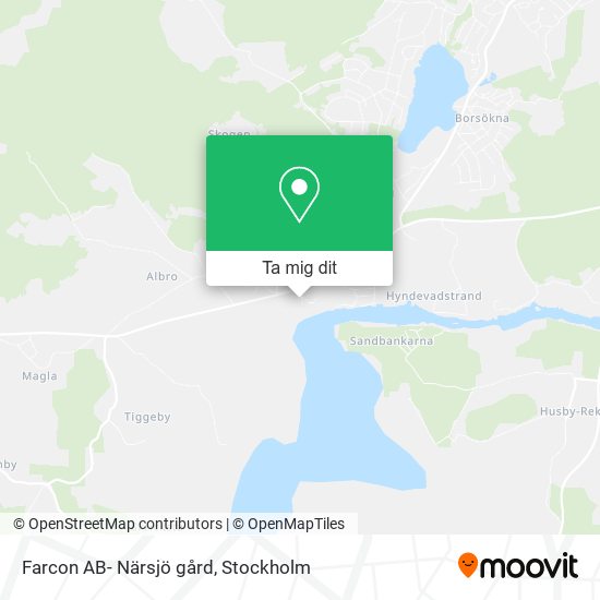 Farcon AB- Närsjö gård karta