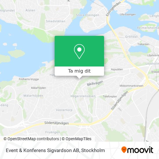 Event & Konferens Sigvardson AB karta