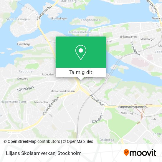 Liljans Skolsamverkan karta