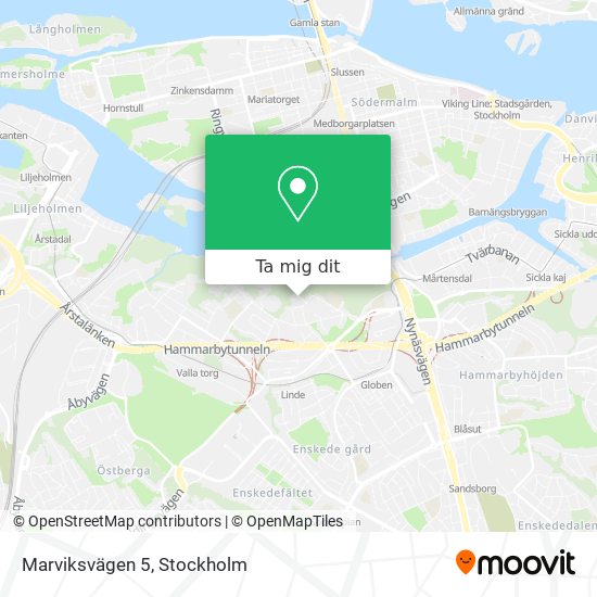 Marviksvägen 5 karta