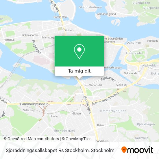 Sjöräddningssällskapet Rs Stockholm karta