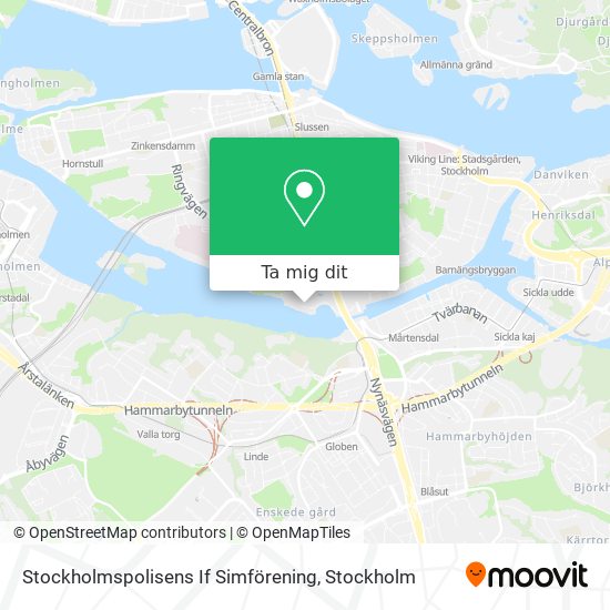 Stockholmspolisens If Simförening karta