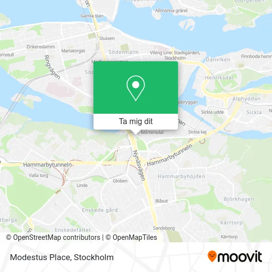 Modestus Place karta