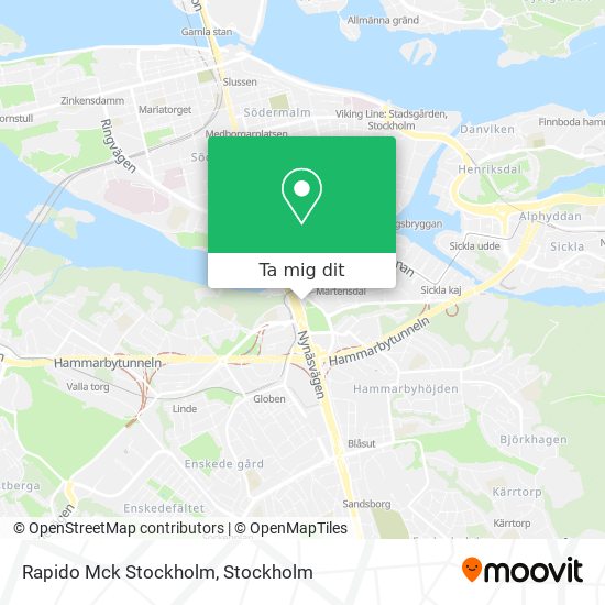 Rapido Mck Stockholm karta