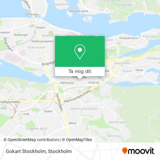 Gokart Stockholm karta