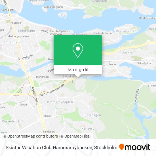 Skistar Vacation Club Hammarbybacken karta