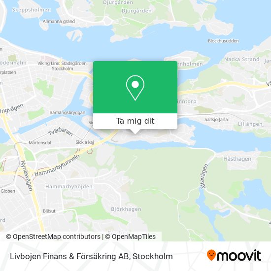 Livbojen Finans & Försäkring AB karta