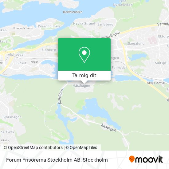 Forum Frisörerna Stockholm AB karta