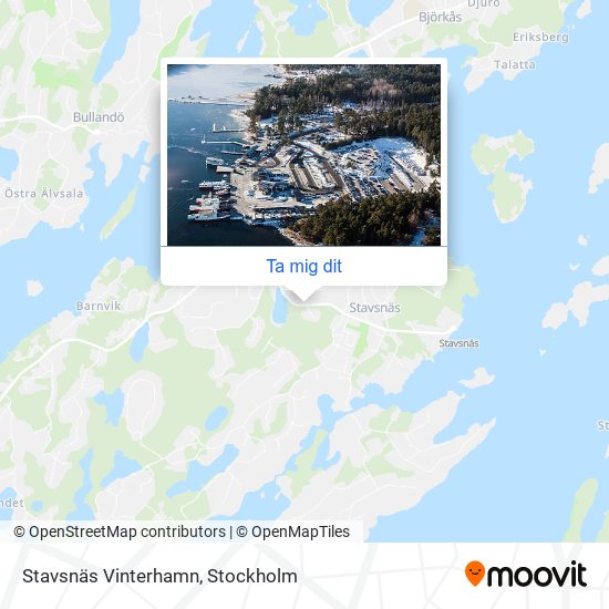 Stavsnäs Vinterhamn karta