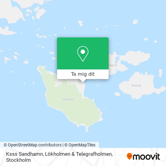 Ksss Sandhamn, Lökholmen & Telegrafholmen karta